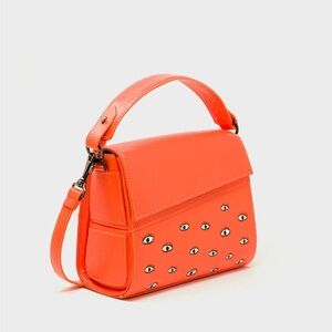 MIN & MON Anastasio Micro Crossbody Handbag - All Over Eyes Embroidery